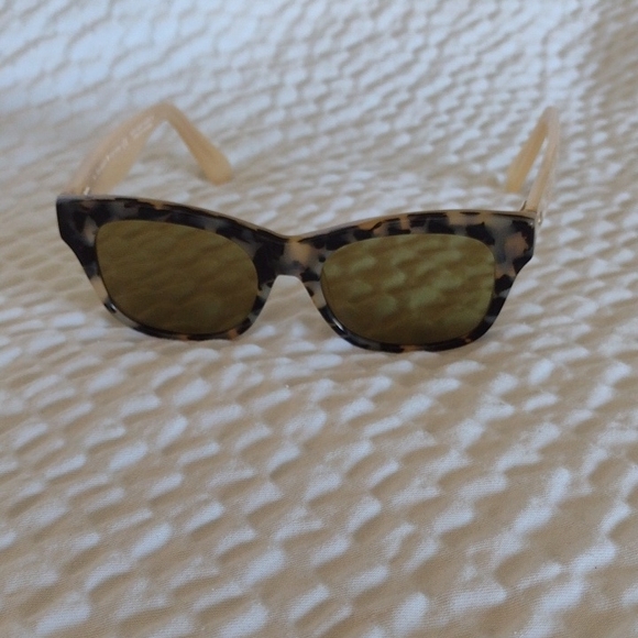Tortoiseshell Sunglasses with Green Lenses Kate Spade - Picture 1 of 6